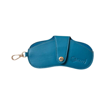 Premium artificial leather Eyeglass Case with Snap Button Closure